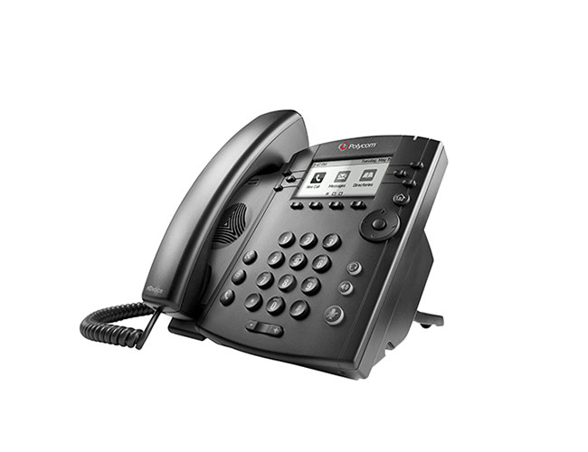 Polycom VVX 300/310（以太网交换机）商务多媒体电话